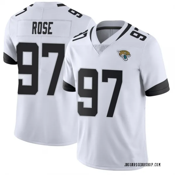 Men's Keivie Rose Jacksonville Jaguars Limited White Vapor Untouchable Jersey