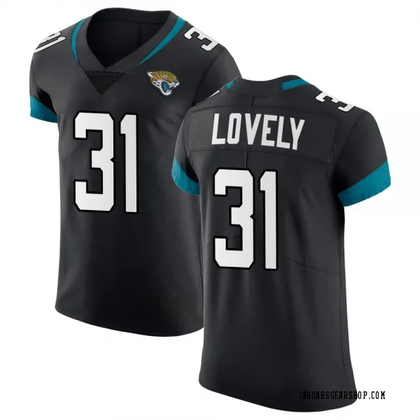 Men's Keni-H Lovely Jacksonville Jaguars Elite Black Vapor Untouchable Jersey