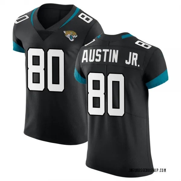 Men's Kevin Austin Jr. Jacksonville Jaguars Elite Black Vapor Untouchable Jersey