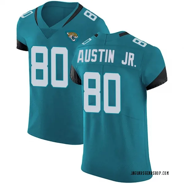 Men's Kevin Austin Jr. Jacksonville Jaguars Elite Teal Vapor Untouchable Alternate Jersey