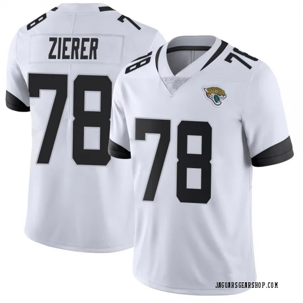 Men's Kilian Zierer Jacksonville Jaguars Limited White Vapor Untouchable Jersey
