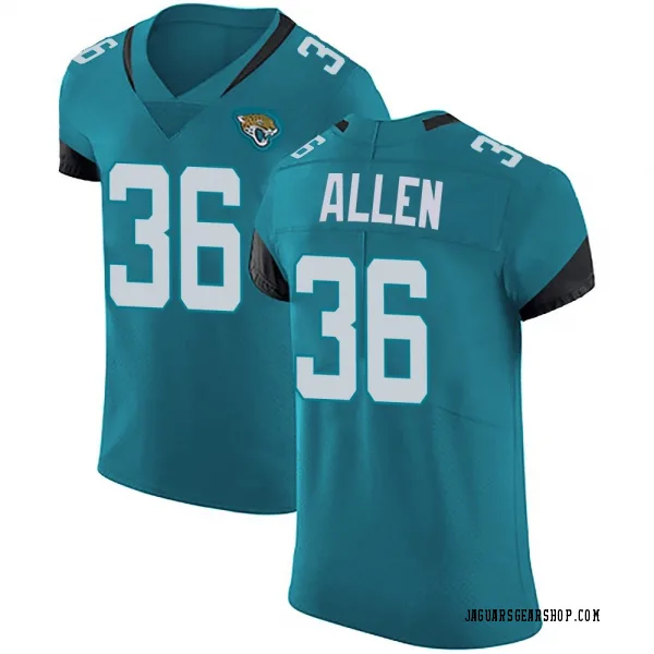 Men's LeQuint Allen Jacksonville Jaguars Elite Teal Vapor Untouchable Alternate Jersey