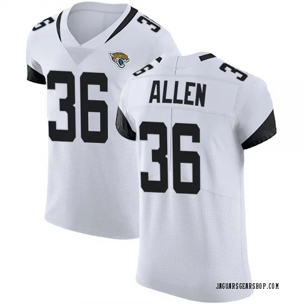 Men's LeQuint Allen Jacksonville Jaguars Elite White Vapor Untouchable Road Jersey