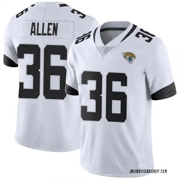 Men's LeQuint Allen Jacksonville Jaguars Limited White Vapor Untouchable Jersey