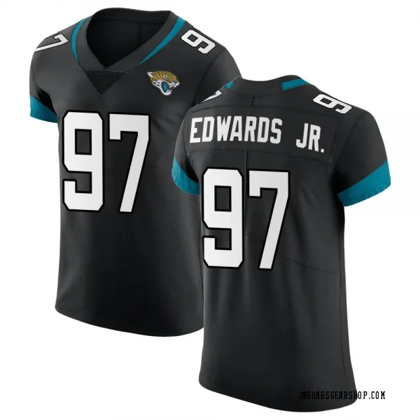 Men's Mario Edwards Jr. Jacksonville Jaguars Elite Black Vapor Untouchable Jersey