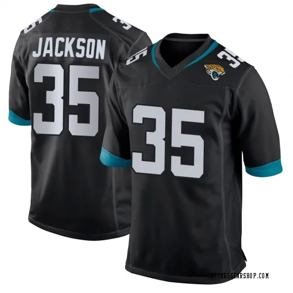 Men's Matthew Jackson Jacksonville Jaguars Game Black Jersey