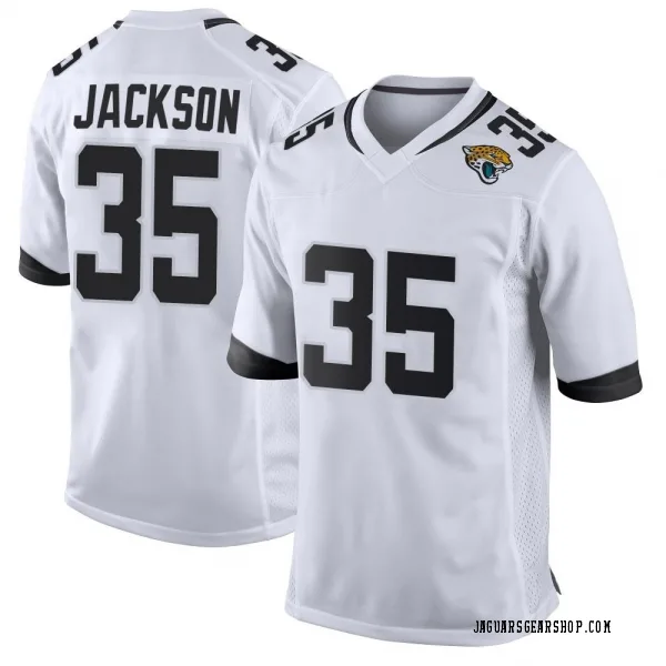 Men's Matthew Jackson Jacksonville Jaguars Game White Jersey