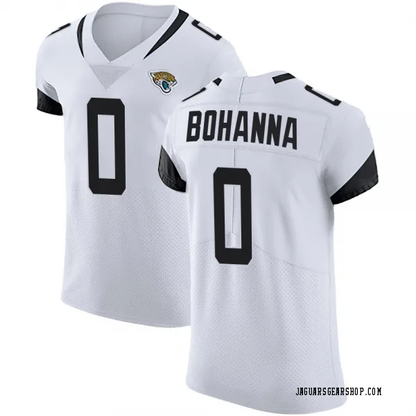 Men's Quinton Bohanna Jacksonville Jaguars Elite White Vapor Untouchable Road Jersey