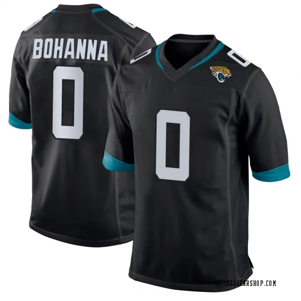Men's Quinton Bohanna Jacksonville Jaguars Game Black Jersey