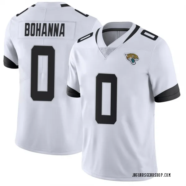 Men's Quinton Bohanna Jacksonville Jaguars Limited White Vapor Untouchable Jersey