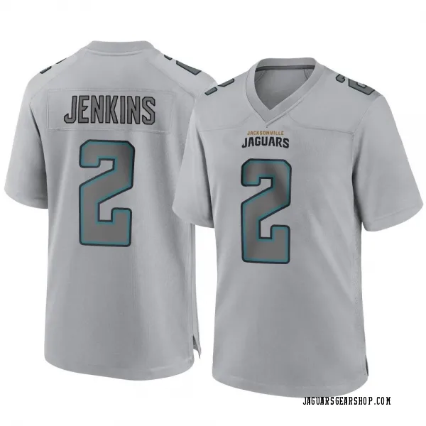 Men's Rayshawn Jenkins Jacksonville Jaguars Game Gray Atmosphere Fashion Jersey
