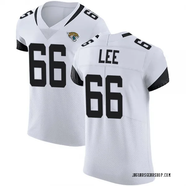 Men's Ricky Lee Jacksonville Jaguars Elite White Vapor Untouchable Road Jersey