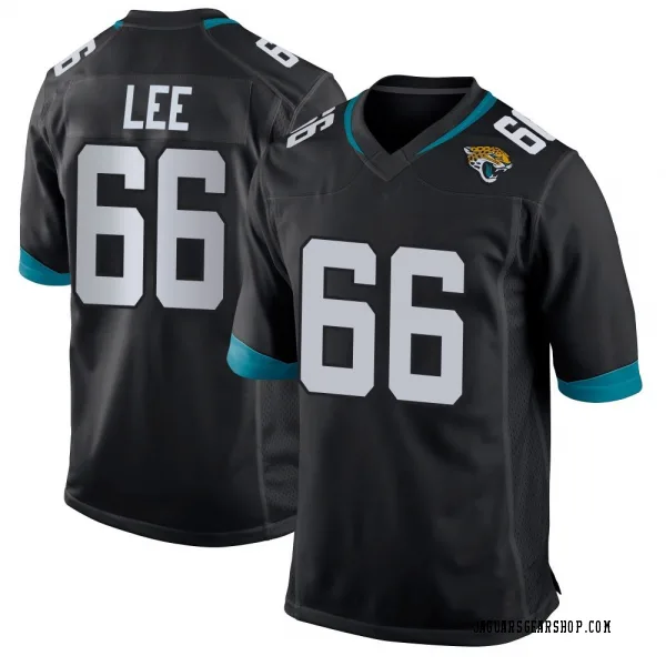 Men's Ricky Lee Jacksonville Jaguars Game Black Jersey
