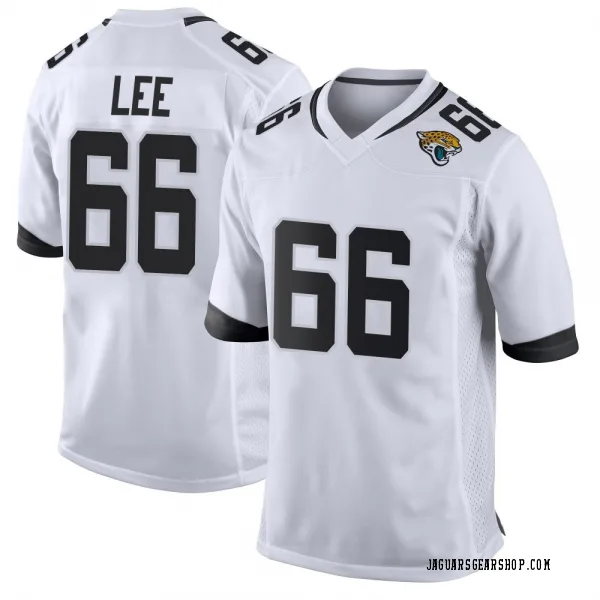 Men's Ricky Lee Jacksonville Jaguars Game White Jersey