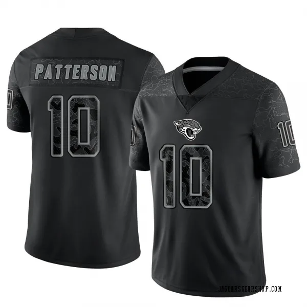 Men's Riley Patterson Jacksonville Jaguars Limited Black Reflective Jersey