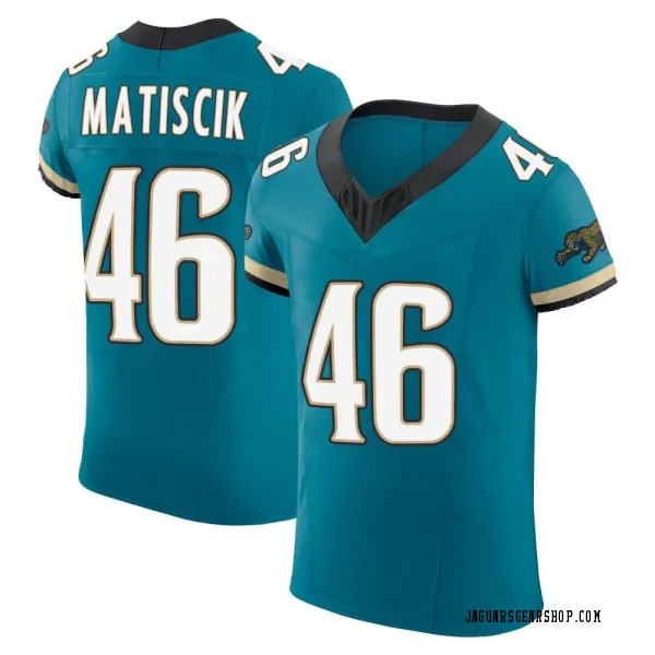 Men's Ross Matiscik Jacksonville Jaguars Elite Teal Prowler Throwback Vapor F.U.S.E. Jersey