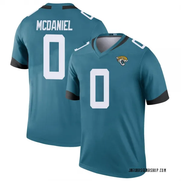 Men's Ryan McDaniel Jacksonville Jaguars Legend Teal Color Rush Jersey