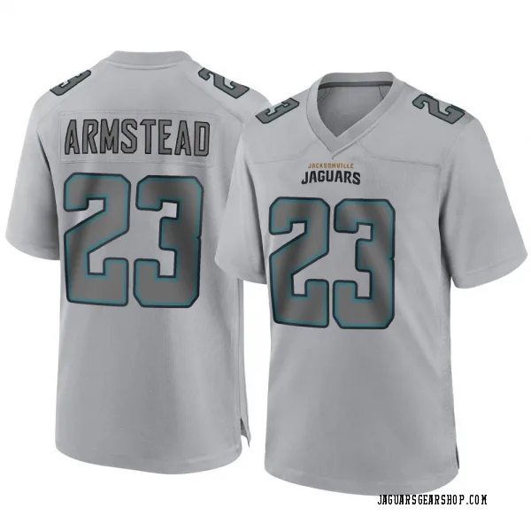 Men's Ryquell Armstead Jacksonville Jaguars Game Gray Atmosphere Fashion Jersey