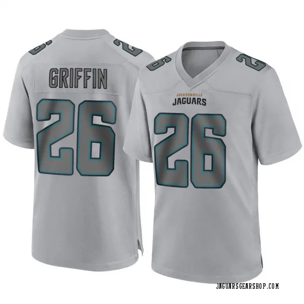 Men's Shaquill Griffin Jacksonville Jaguars Game Gray Atmosphere Fashion Jersey