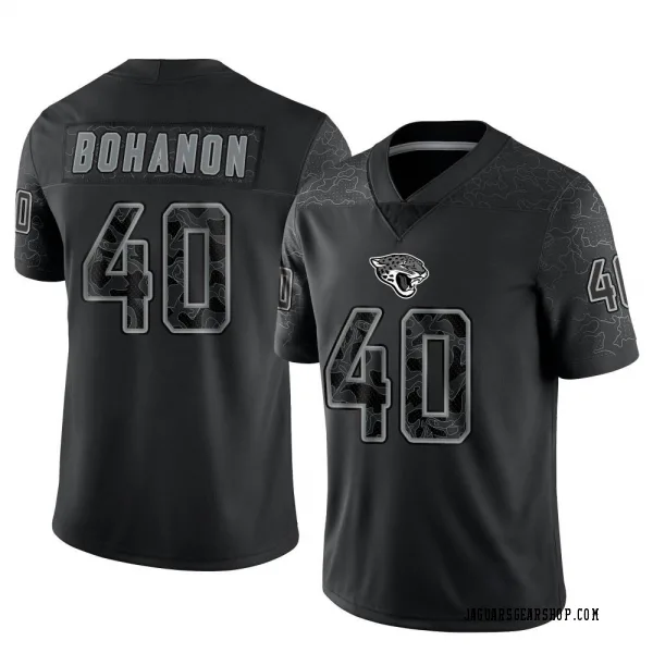 Men's Tommy Bohanon Jacksonville Jaguars Limited Black Reflective Jersey