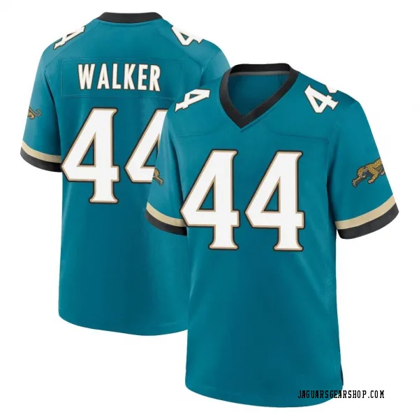 Men's Travon Walker Jacksonville Jaguars Game Teal Prowler Throwback Jersey