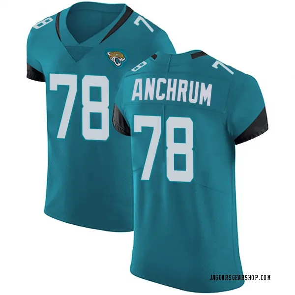 Men's Tremayne Anchrum Jacksonville Jaguars Elite Teal Vapor Untouchable Alternate Jersey