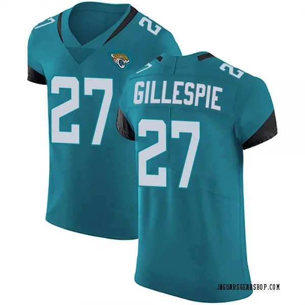 Men's Tyree Gillespie Jacksonville Jaguars Elite Teal Vapor Untouchable Alternate Jersey