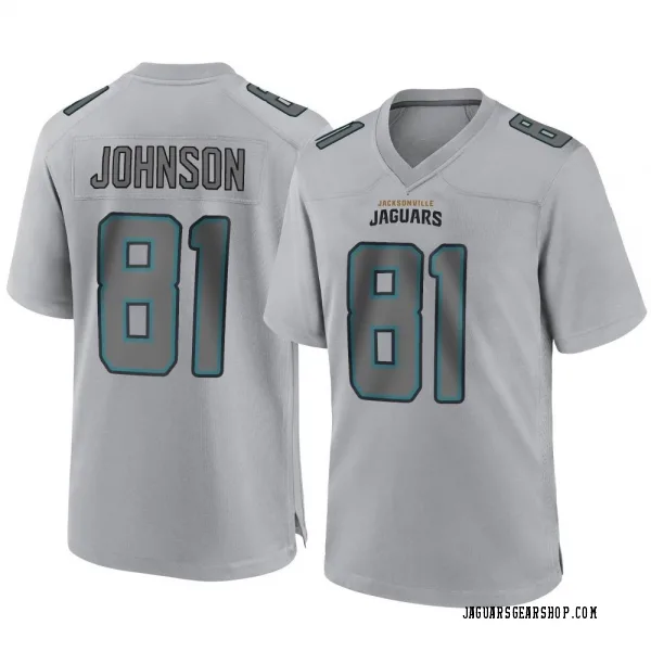 Men's Willie Johnson Jacksonville Jaguars Game Gray Atmosphere Fashion Jersey