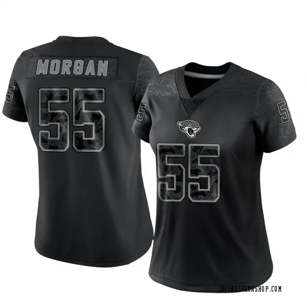 Women's Grant Morgan Jacksonville Jaguars Limited Black Reflective Jersey
