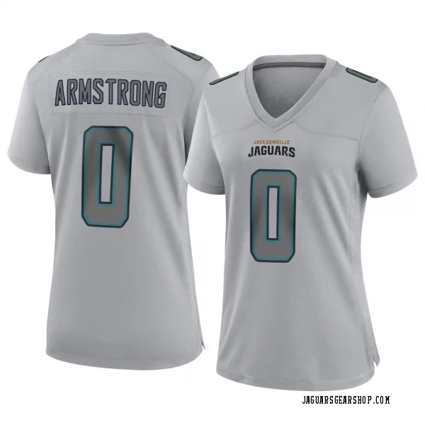 Women's Ray-Ray Armstrong Jacksonville Jaguars Game Gray Atmosphere Fashion Jersey