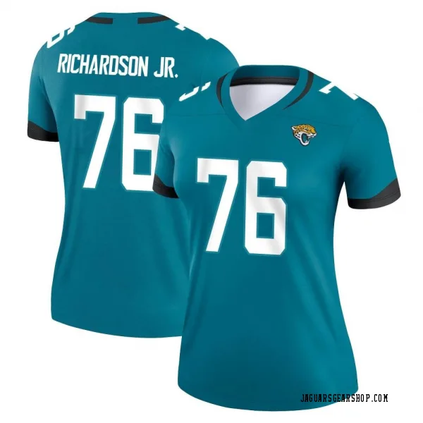 Women's Will Richardson Jr. Jacksonville Jaguars Legend Teal Jersey