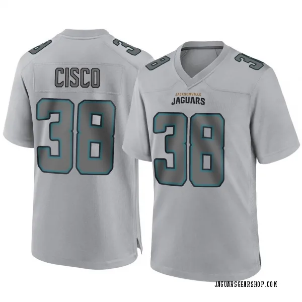 Youth Andre Cisco Jacksonville Jaguars Game Gray Atmosphere Fashion Jersey