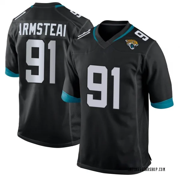 Youth Arik Armstead Jacksonville Jaguars Game Black Jersey