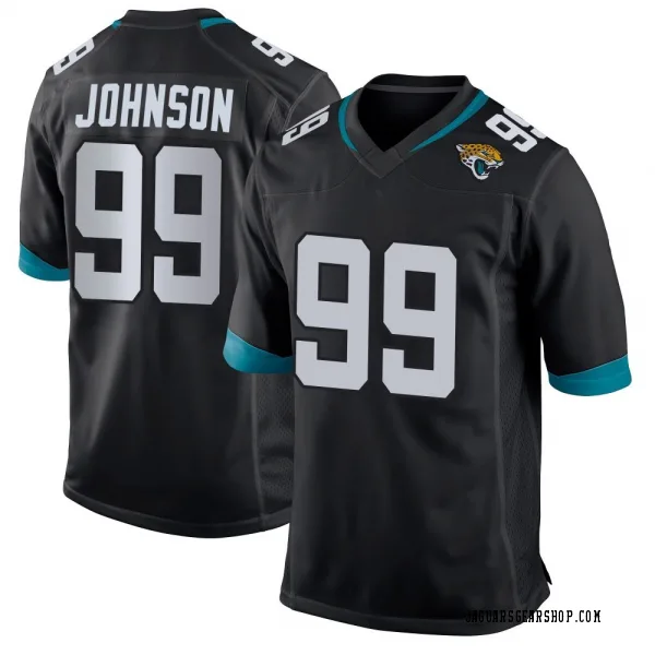 Youth Austin Johnson Jacksonville Jaguars Game Black Jersey