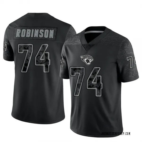 Youth Cam Robinson Jacksonville Jaguars Limited Black Reflective Jersey
