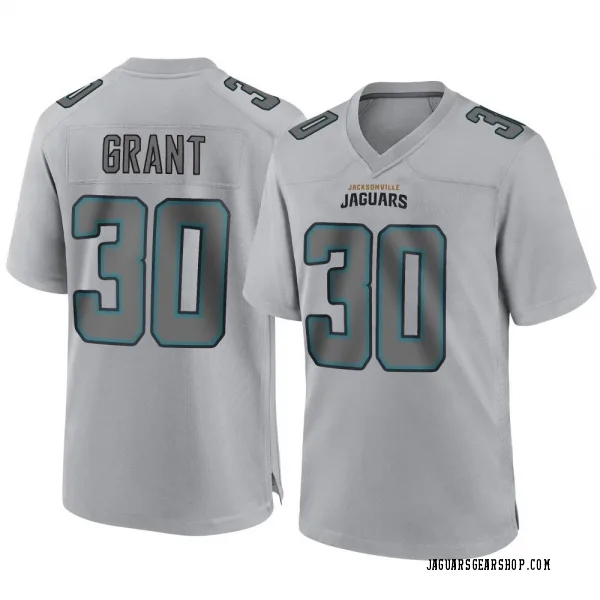 Youth Corey Grant Jacksonville Jaguars Game Gray Atmosphere Fashion Jersey