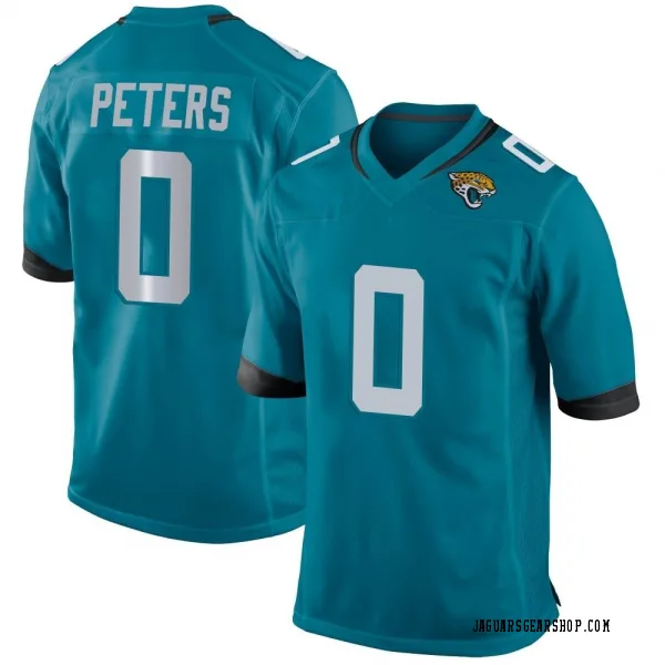Youth Corey Peters Jacksonville Jaguars Game Teal Jersey