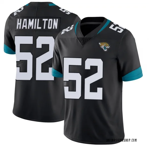 Youth DaVon Hamilton Jacksonville Jaguars Limited Black Vapor Untouchable Jersey