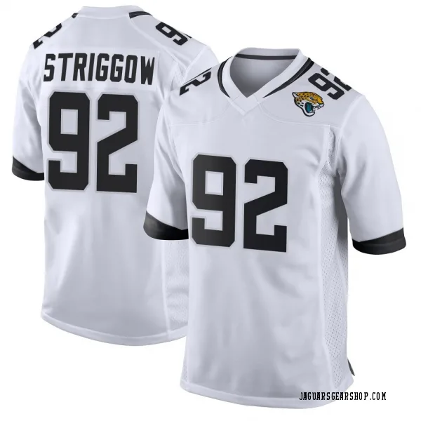 Youth Danny Striggow Jacksonville Jaguars Game White Jersey