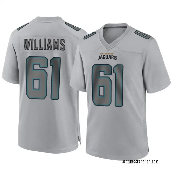 Youth Darryl Williams Jacksonville Jaguars Game Gray Atmosphere Fashion Jersey