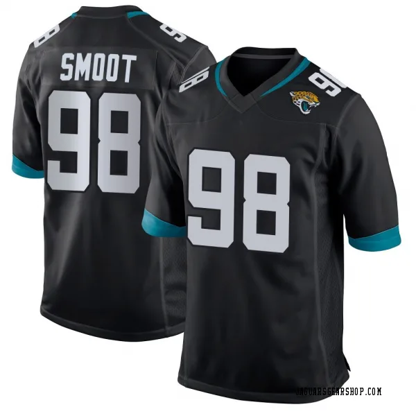 Youth Dawuane Smoot Jacksonville Jaguars Game Black Jersey