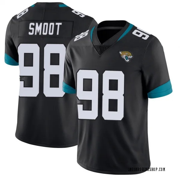 Youth Dawuane Smoot Jacksonville Jaguars Limited Black Vapor Untouchable Jersey