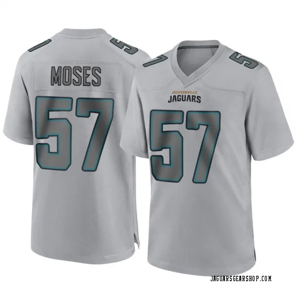 Youth Dylan Moses Jacksonville Jaguars Game Gray Atmosphere Fashion Jersey