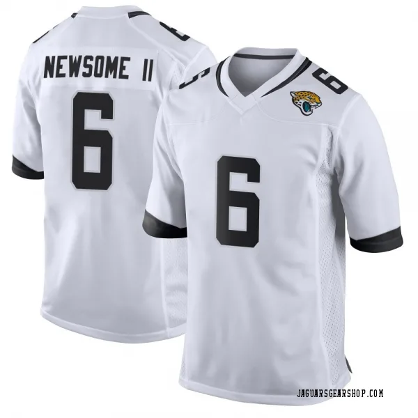Youth Greg Newsome II Jacksonville Jaguars Game White Jersey