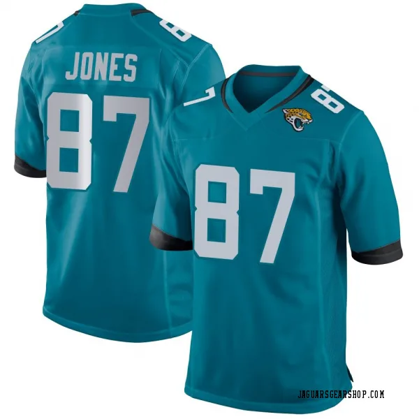 Youth J.J. Jones Jacksonville Jaguars Game Teal Jersey
