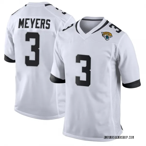 Youth Jakobi Meyers Jacksonville Jaguars Game White Jersey