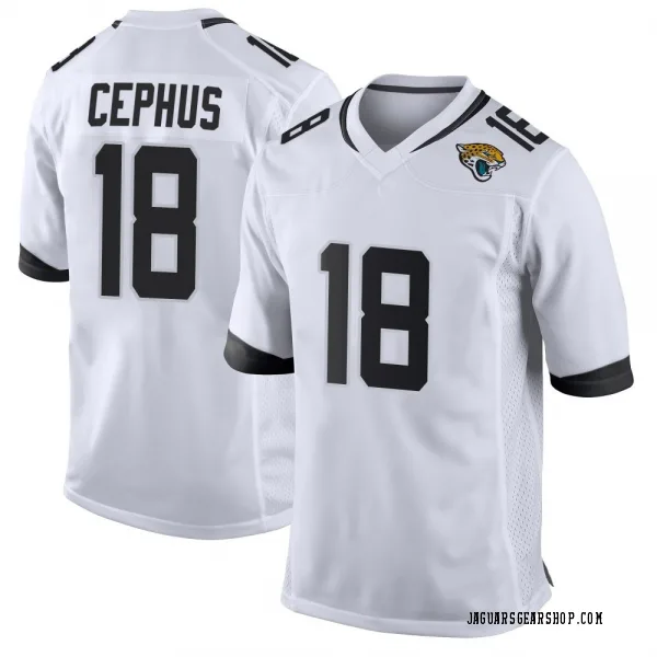 Youth Joshua Cephus Jacksonville Jaguars Game White Jersey