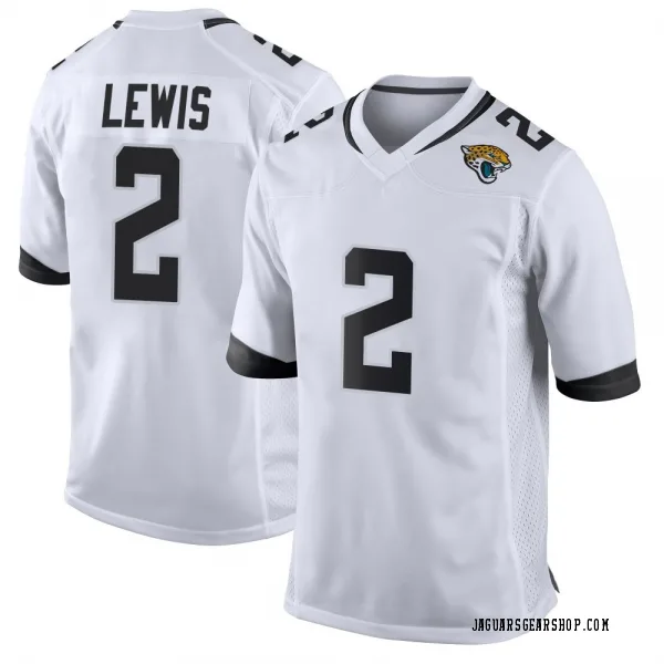 Youth Jourdan Lewis Jacksonville Jaguars Game White Jersey