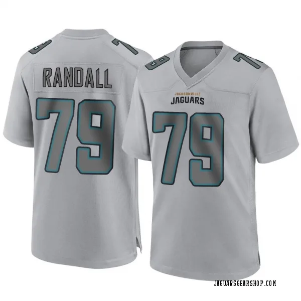 Youth Kenny Randall Jacksonville Jaguars Game Gray Atmosphere Fashion Jersey