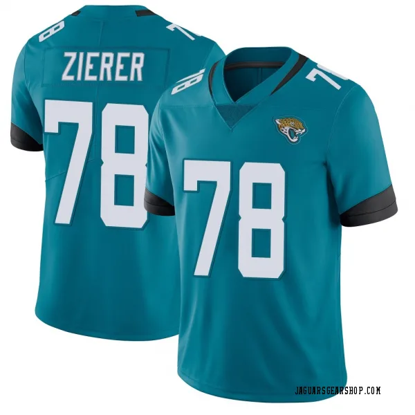 Youth Kilian Zierer Jacksonville Jaguars Limited Teal Vapor Untouchable Jersey